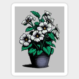 Flower Pot Magnet